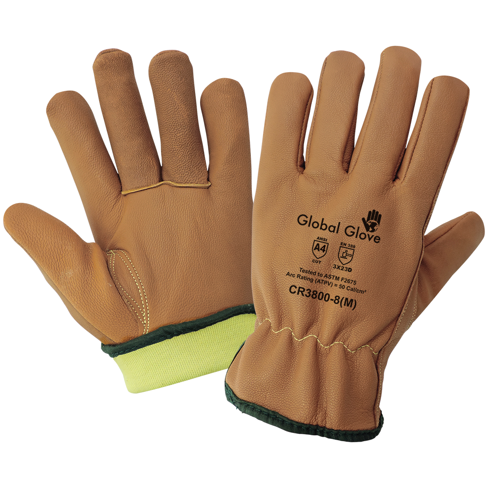 Oil, Water, Cut and Flame Resistant Grain Goatskin Gloves - CR3800