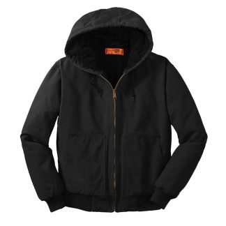 CornerStone® Washed Duck Cloth Insulated Hooded Work Jacket – CSJ41