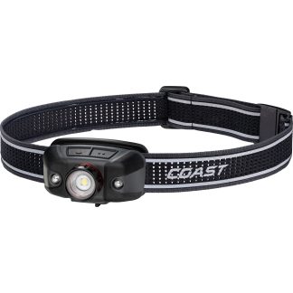 31131 - Coast - FLX40R USB-C Rechargeable Tri-Color Beam Headlamp - Black