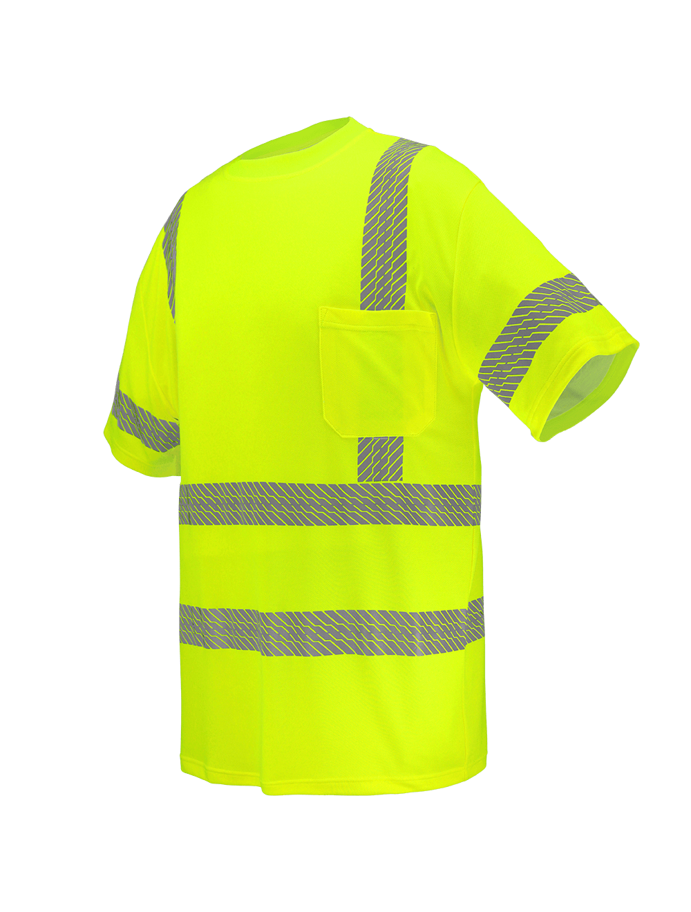 Global Glove - High Visibility Premium Self-Wicking Bamboo/Polyester Short-Sleeved Shirt – GLO-217 - Image 3