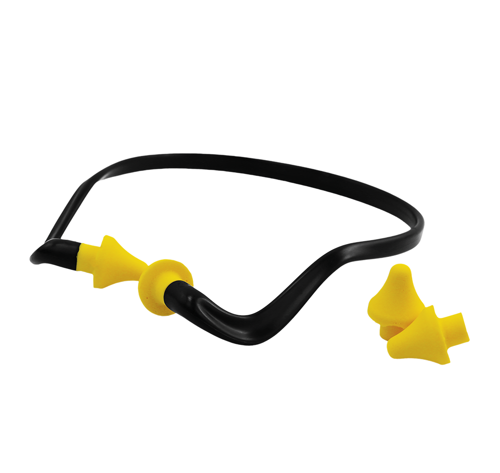Bullhead Safety® Hearing Protection Lightweight Banded NRR 22 dB Earplugs - HP-BF1