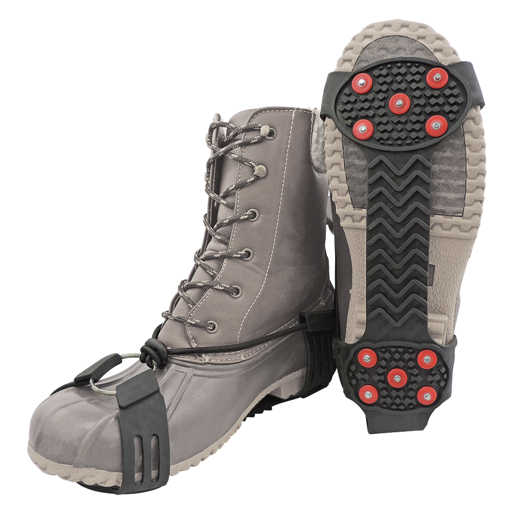 Ice Gripster Treads - Anti-Slip Traction Cleats with Carbon Steel Studs