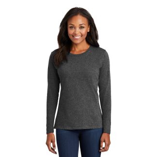 Port & Company® Women's Long Sleeve Core Cotton Tee – LPC54LS