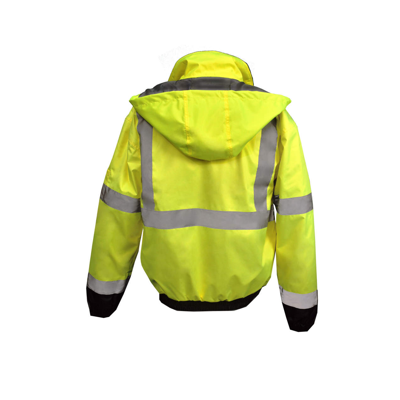 Radians SJ11QB Class3 High Visibility Weatherproof Bomber Jacket with Quilted Built-in Liner - Image 2