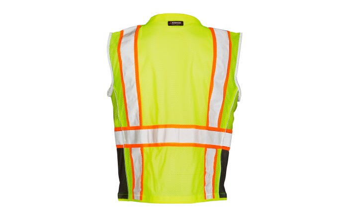 Kishigo Premium Black Series Hi-Vis Heavy Duty Safety Vest – 1513 - Image 2